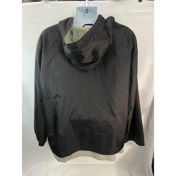 Vintage Joe Boxer Anorak Jacket Men's XL Embroidered Flanel Lined Blue - Picture 2 of 8